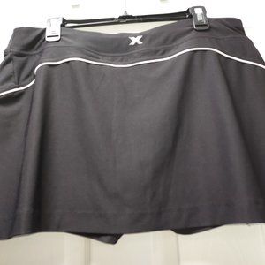 Xersion Women's Golf Skort Black Size XL